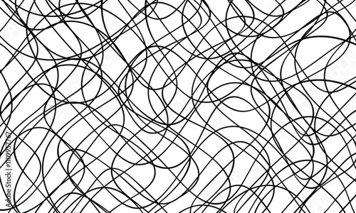 abstract chaotic line design can be used background.