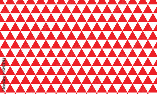 abstract monochrome geometric red triangle pattern can be used background.