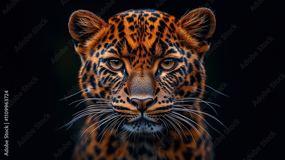 Intense Gaze of a Majestic Leopard Capturing the Power and Grace of the Wild Intense Gaze of a Majestic Leopard Capturing the Power and Grace of the Wild