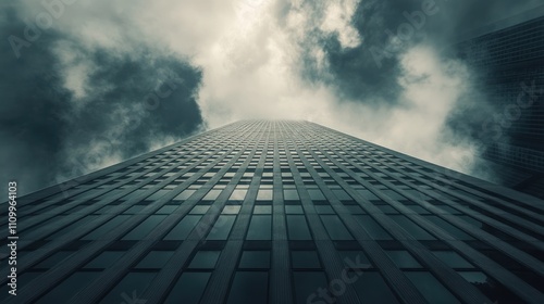 Skyscraper in the Clouds