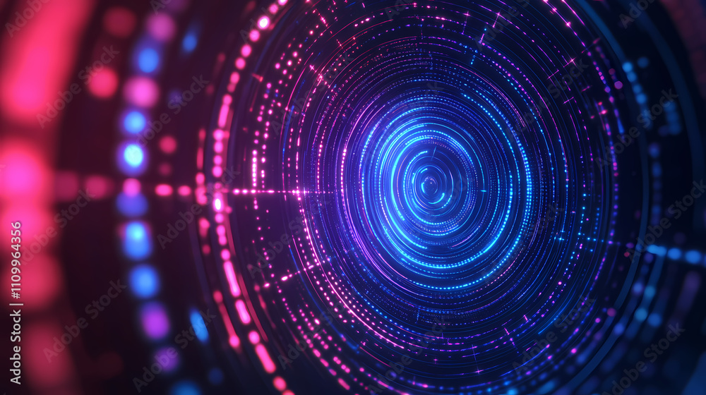 Light spot hud holographic circle transparent background. Illuminated. Illustration Light spot hud holographic circle transparent background. Illuminated. Illustration