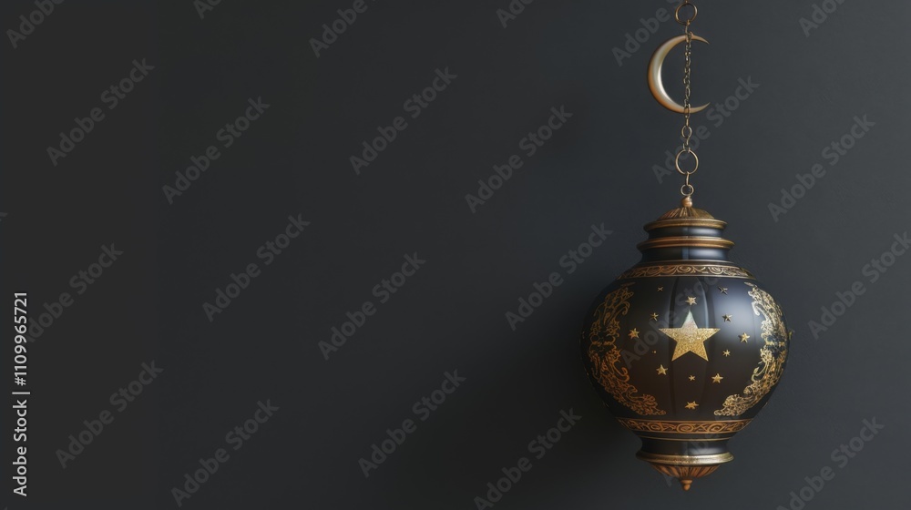 Ramadan Lantern decoration background 3d rendering Ramadan Lantern decoration background 3d rendering