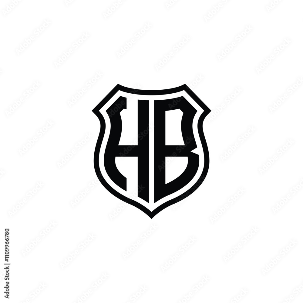 HB monogram logo design letter text name symbol monochrome logotype alphabet character simple logo HB monogram logo design letter text name symbol monochrome logotype alphabet character simple logo