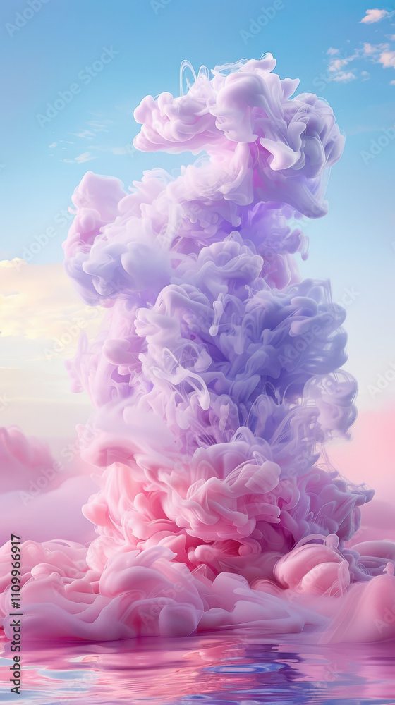 Blue and pink color abstract Blue and pink color abstract