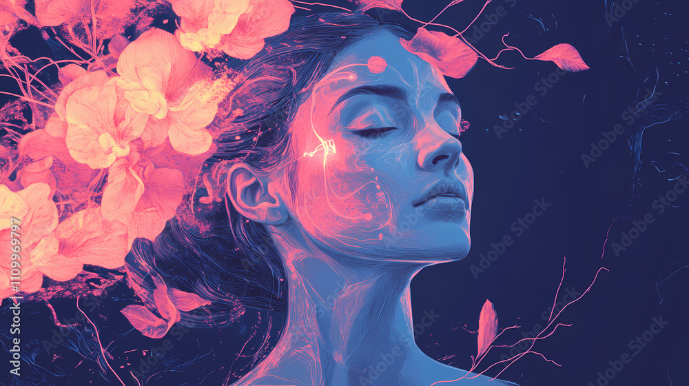 Ai generates creative illustrations. Illuminated. Illustration Ai generates creative illustrations. Illuminated. Illustration