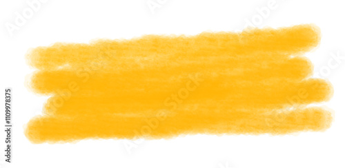 Yellow crayon strokes texture