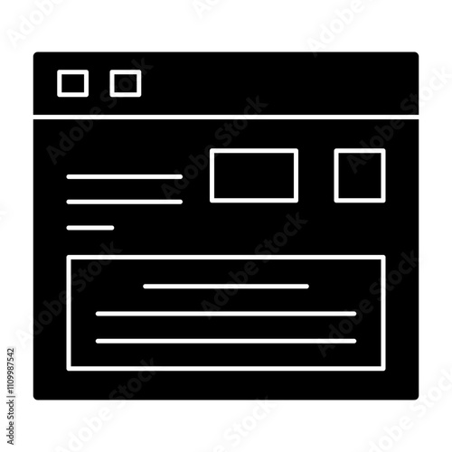 Monetize Platform Solid Icon Style