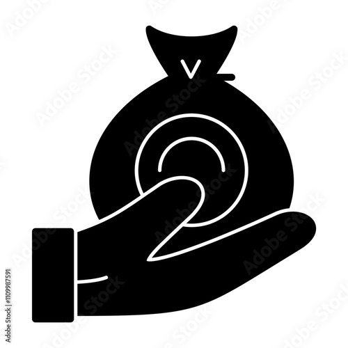 Investment Solid Icon Style