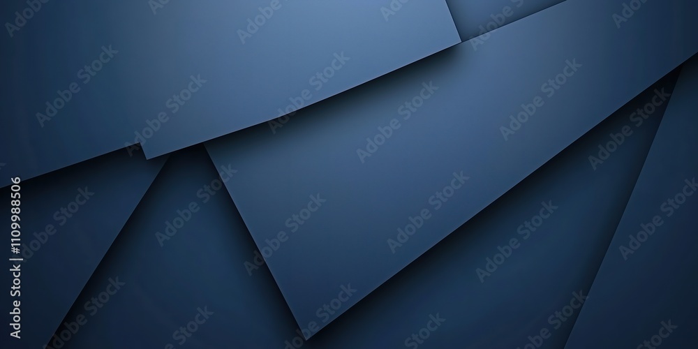 Abstract dark blue geometric background with layered shapes and shadows, creating a modern and minimalist design for various projects. Abstract dark blue geometric background with layered shapes and shadows, creating a modern and minimalist design for various projects.