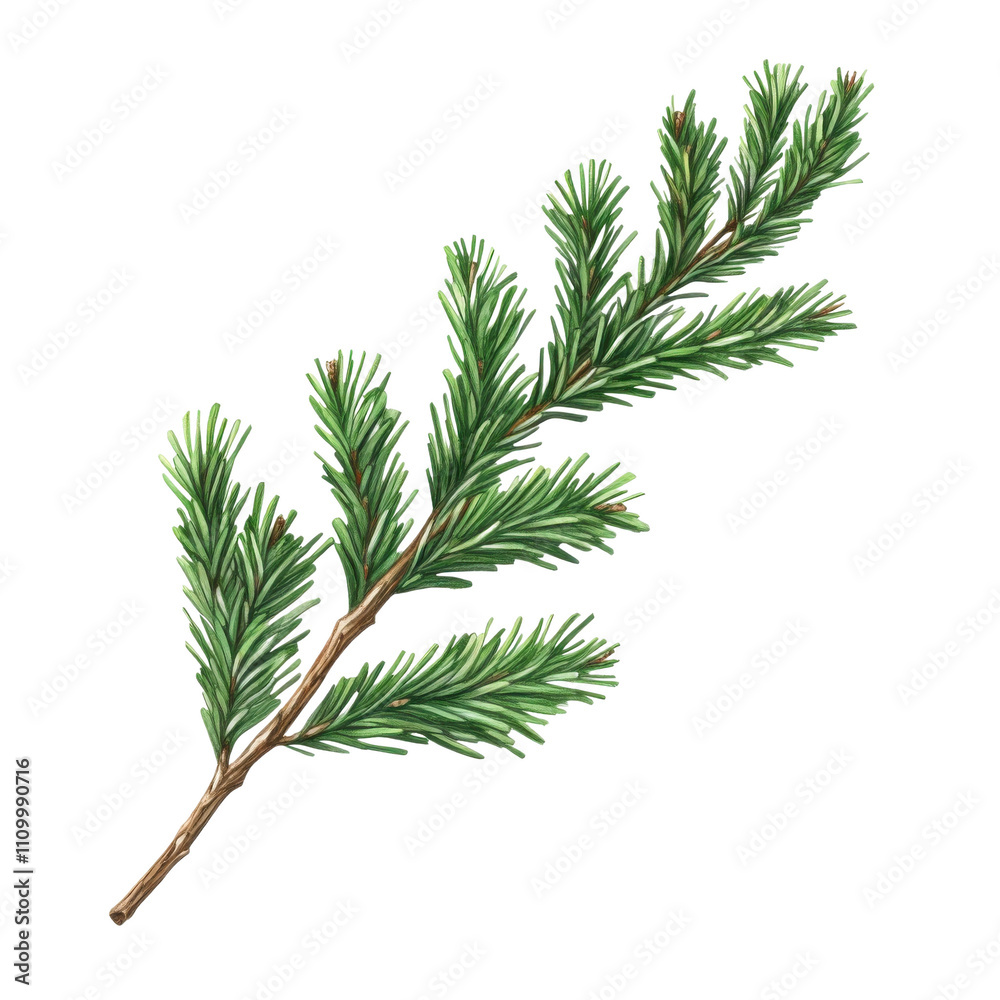 A close-up illustration of a green pine branch, showcasing its lush needles and natural texture, perfect for nature-themed projects and designs. A close-up illustration of a green pine branch, showcasing its lush needles and natural texture, perfect for nature-themed projects and designs.