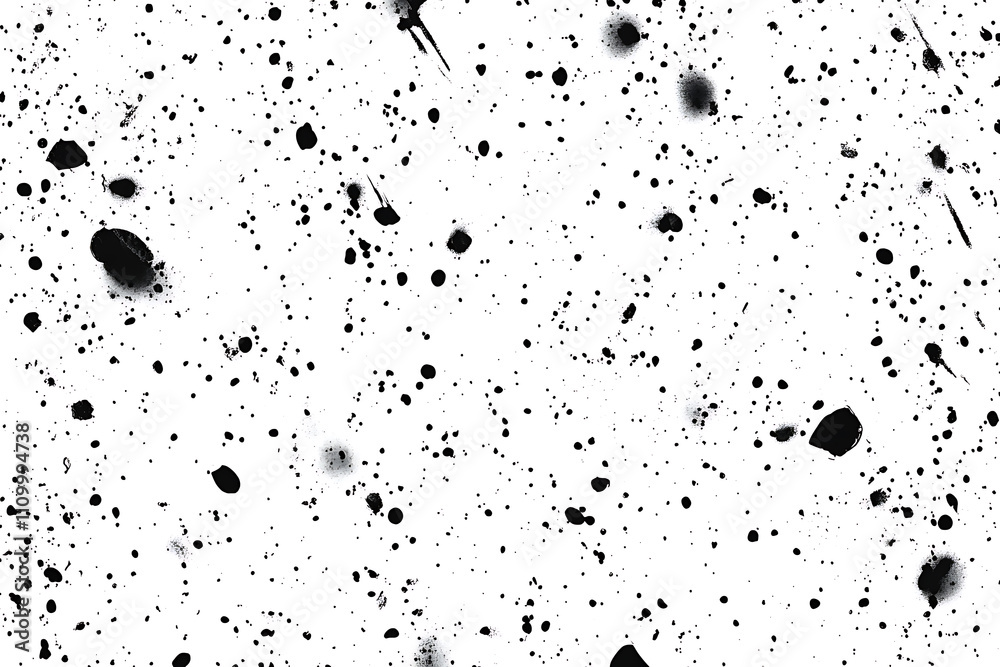 Expressive black ink splatters with intricate details and fluid motion Expressive black ink splatters with intricate details and fluid motion