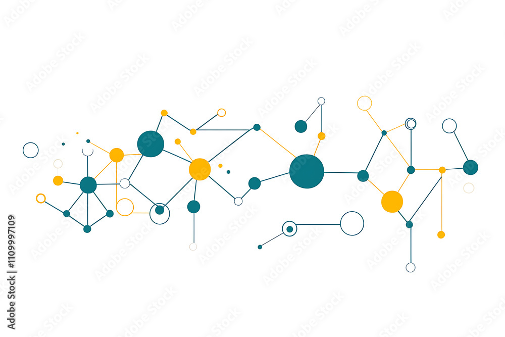 Abstract wavy pattern in green and yellow tones with a smooth gradient