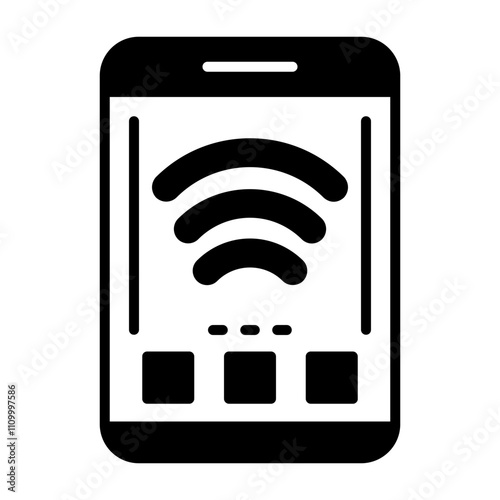 Wi Fi Solid Icon Style