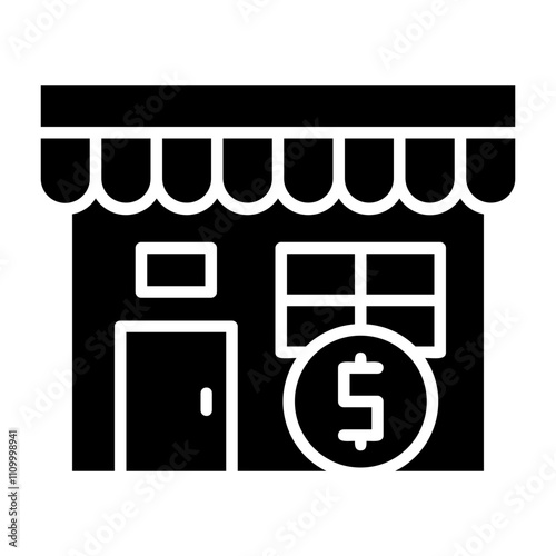 Merchant Solid Icon Style