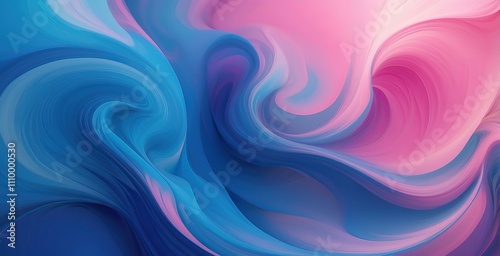 Colorful abstract waves create a vibrant visual background, created by ai generated