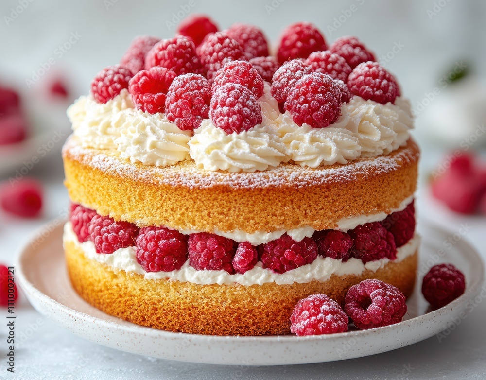 Delicious Raspberry Cake Delicious Raspberry Cake
