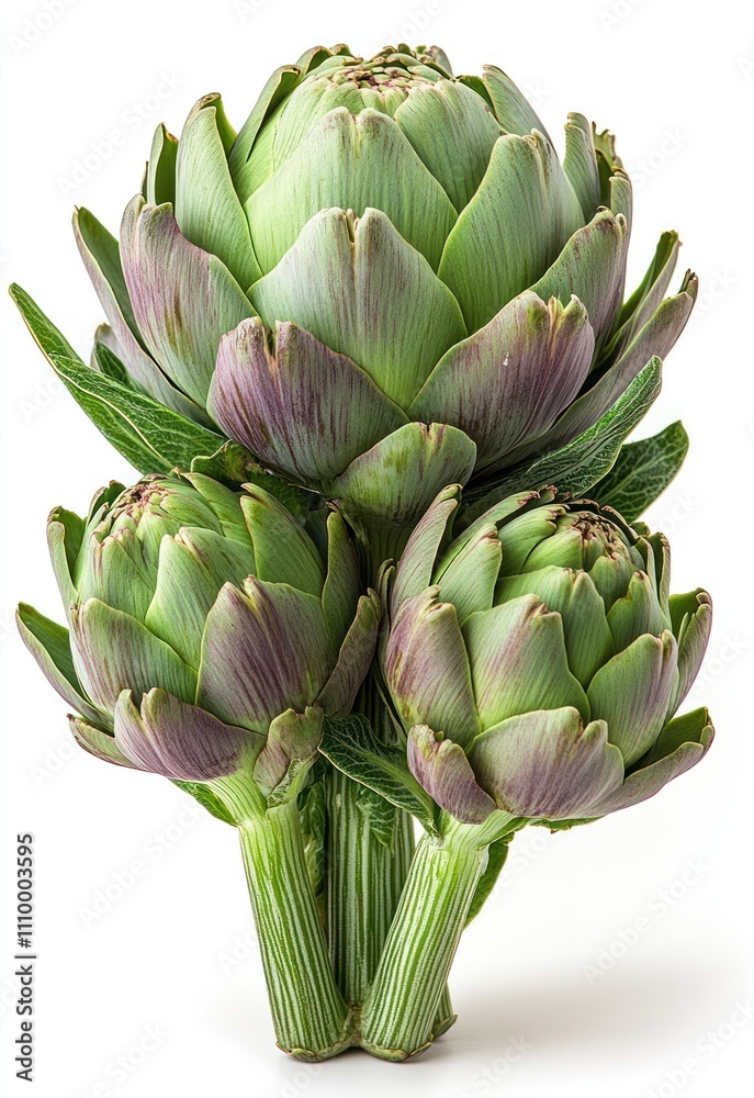 Fototapeta premium Fresh Green Artichokes