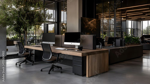 Modern Office Space With Scandinavian Design and Natural Lighting