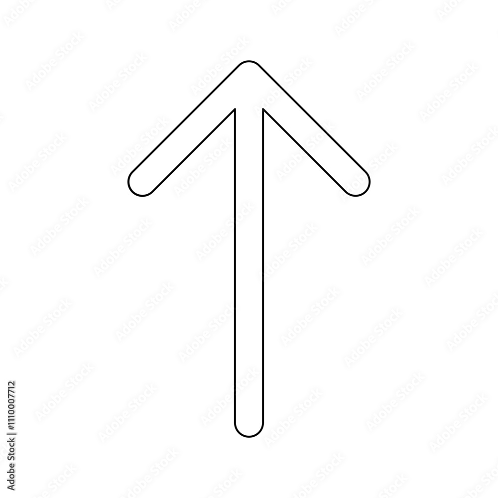 Obraz premium Arrow icon in line style