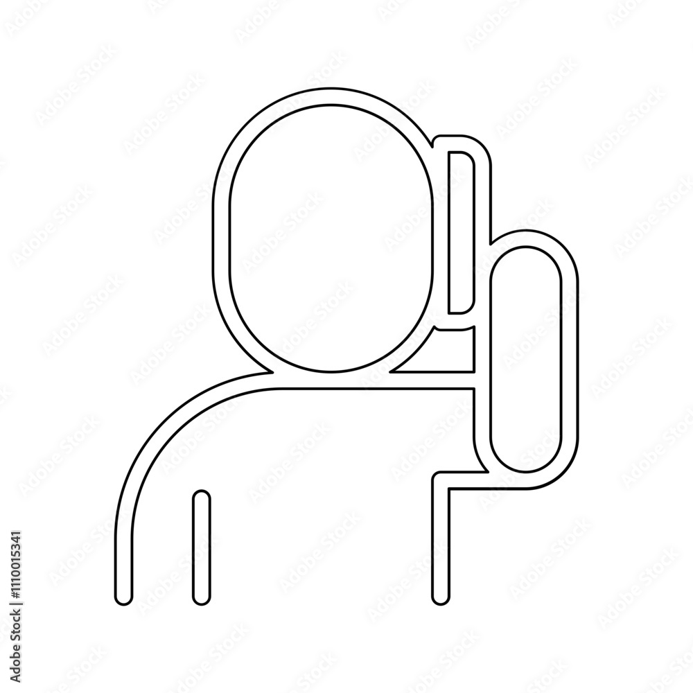 Using smartphone icon in line style Using smartphone icon in line style