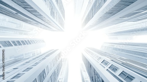 Bright Luxury Apartment View from Below