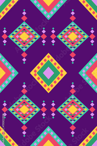 Colorful pendant Seamless native pattern Thailand
