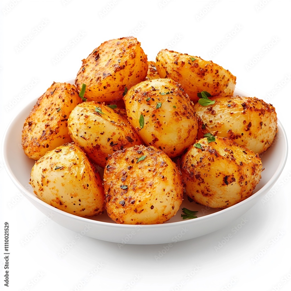 Macro Shot of Papas Arrugadas Traditional Spanish Side Dish of Boiled Potatoes Macro Shot of Papas Arrugadas Traditional Spanish Side Dish of Boiled Potatoes