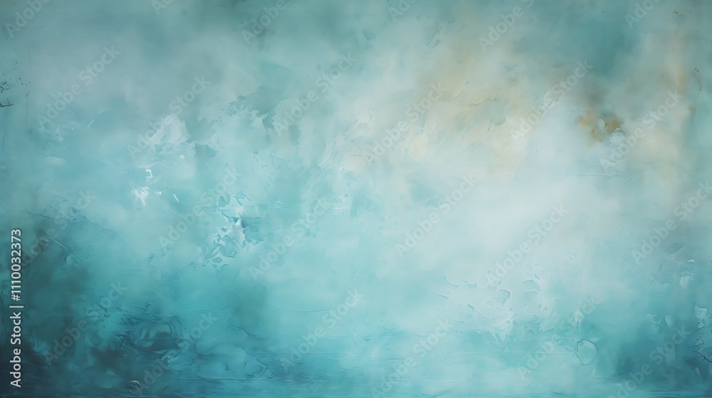 Obraz premium Abstract aquamarine concrete wall background