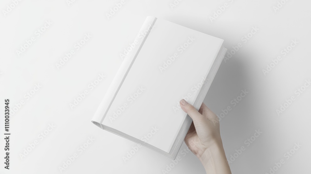 Minimal Book Design Mockup for Promotional Materials