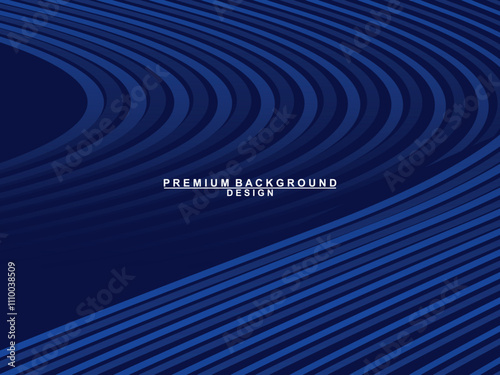 Premium background design with dark blue luxury motif. Vector horizontal template, for digital lux business banners, contemporary formal invitations, luxury vouchers, gift certificates, etc.