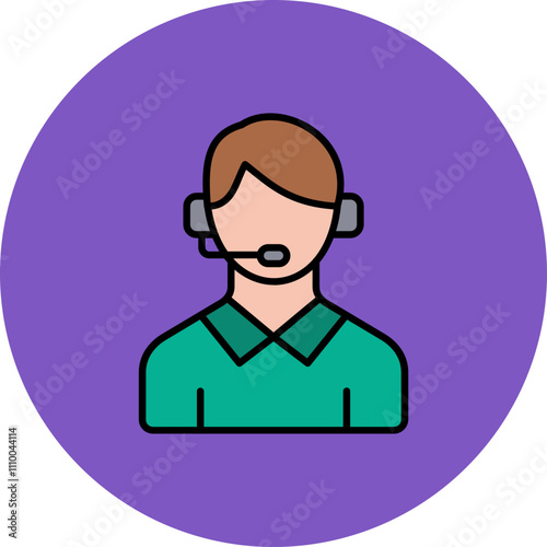 Call Center Agent Icon