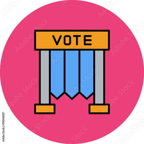 Voting Booth Icon