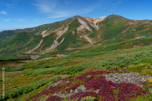 大雪山登山愛別岳 旭岳から裾合平1周コース　紅葉の日本百名山　北海道の絶景 photo