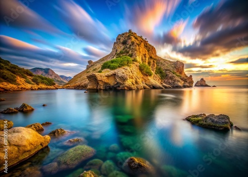 Cala Rosas Rock Formation - Long Exposure Photography