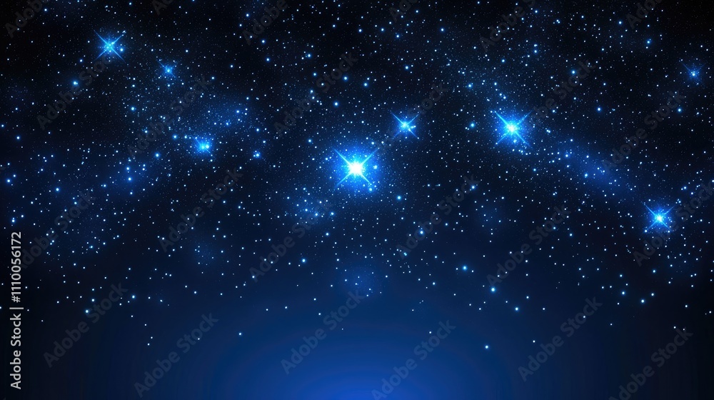 Starry Sky Background with Dark Blue Color Scheme, Realistic Starry Night Sky, Deep Space Background, Starlight Particles, Bright Stars, High Resolution and Detail, Sharp Focus, Cinematic Lighting Starry Sky Background with Dark Blue Color Scheme, Realistic Starry Night Sky, Deep Space Background, Starlight Particles, Bright Stars, High Resolution and Detail, Sharp Focus, Cinematic Lighting