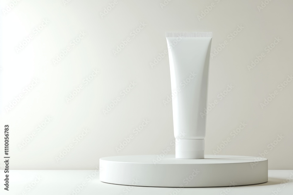 Blank Tube Isolated for Lotion or Cream Branding Projects