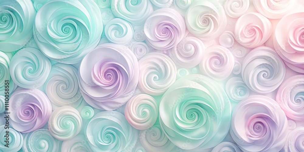 Pastel Swirls An Abstract Floral Background of Delicate, Intertwined Rose Designs in Soft Hues Pastel Swirls An Abstract Floral Background of Delicate, Intertwined Rose Designs in Soft Hues