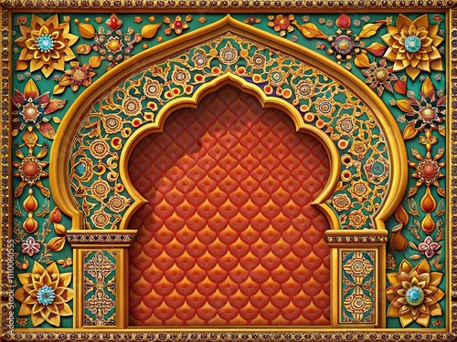 Vintage Oriental Arch Postcard Cover - Rule of Thirds