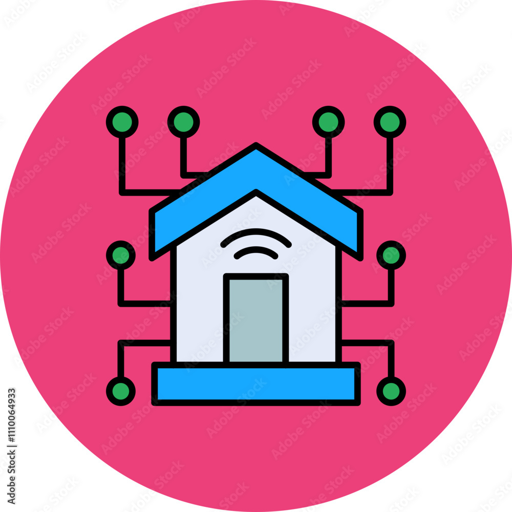 Fototapeta premium Smart Home Icon