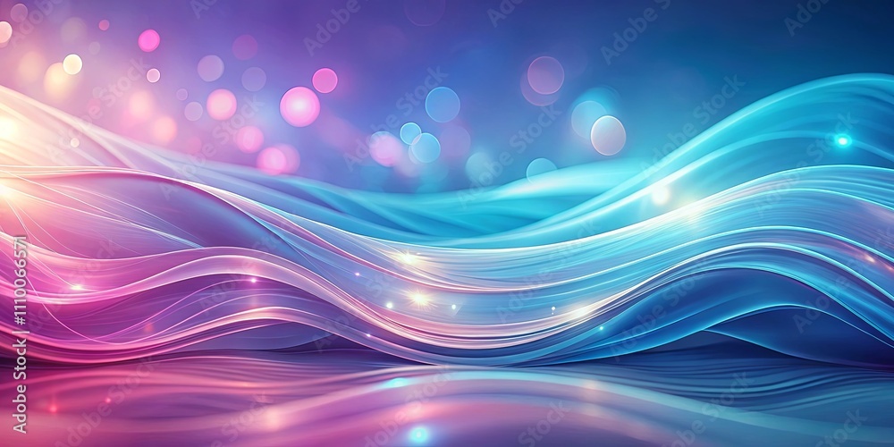 Abstract Wavy Background with Glowing Lights and Smooth Curves Featuring a Vibrant Color Palette Abstract Wavy Background with Glowing Lights and Smooth Curves Featuring a Vibrant Color Palette