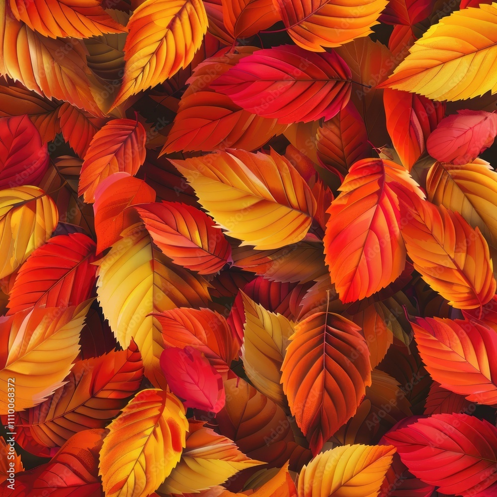 Colorful Autumn Leaves Background. Colorful Autumn Leaves Background.