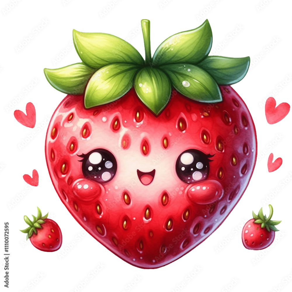 Obraz premium illustration of a strawberry