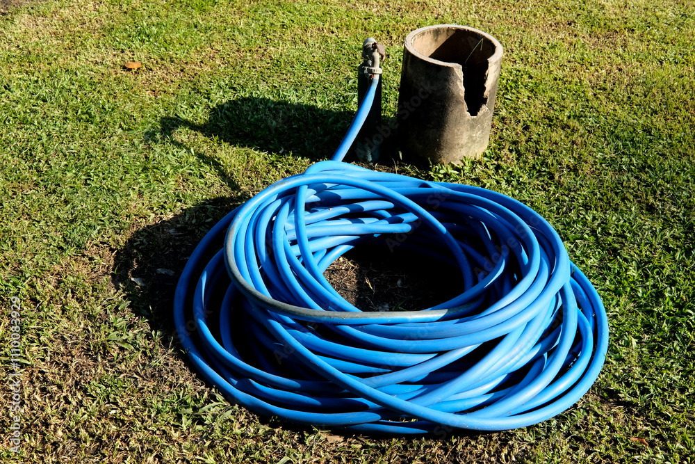 Fototapeta premium hose on the grass