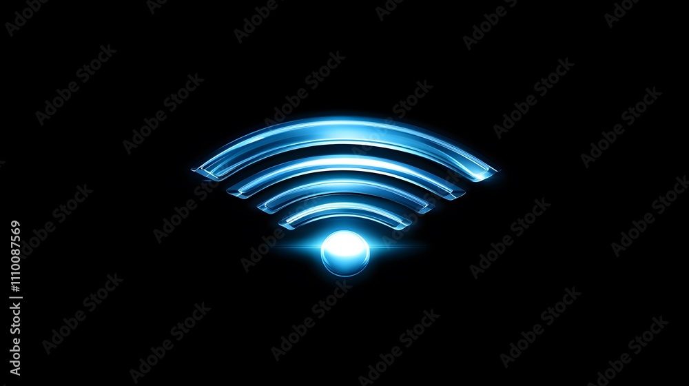 Wi-Fi symbol with bright visual design represents seamless connectivity and modern communication technology. Emphasizing the importance of wireless networks in today's digital world. Wi-Fi symbol with bright visual design represents seamless connectivity and modern communication technology. Emphasizing the importance of wireless networks in today's digital world.