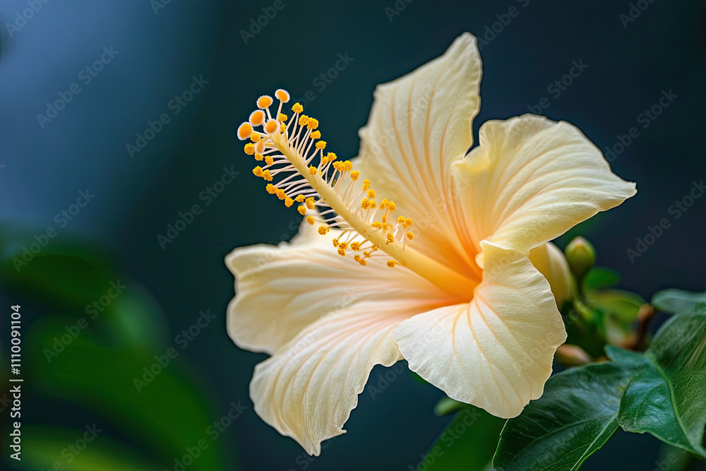 Yellow flower with smooth background Yellow flower with smooth background