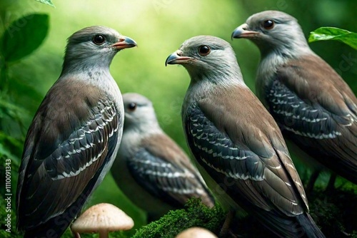 Beautiful sparrows  photo