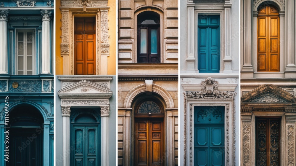 A collection of diverse architectural elements from around the world, symbolizing cultural diversity and heritage, minimalistic photography style A collection of diverse architectural elements from around the world, symbolizing cultural diversity and heritage, minimalistic photography style