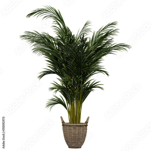 collection of Areca palm with realistic style