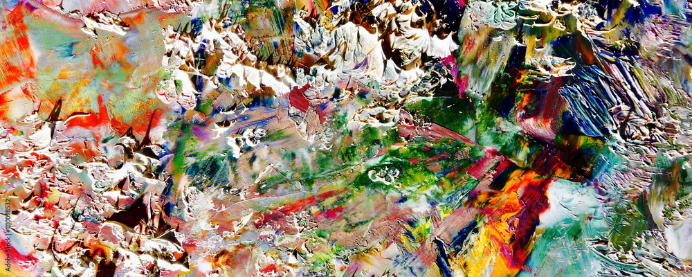 Abstract art background . Hand painting artwork on canvas 