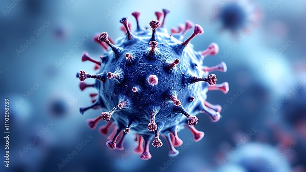 Blue cancer cells Blue cancer cells